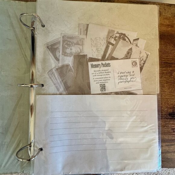 Cheri Blum Photo Journal Album w/ Memory Pockets Holds 160 Photos - Picture 7 of 9